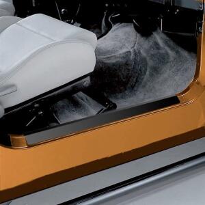 Door Entry Guards in Black for 76-95 Jeep CJ-7, CJ-8 Scrambler and Wrangler YJ
