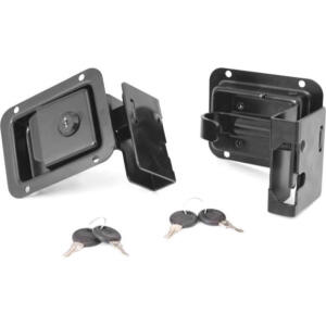 Door Latch Set for Jeep Wrangler JK 2007-2018 with Rugged Ridge Tube Doors