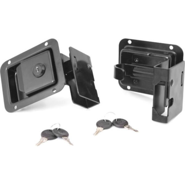 Door Latch Set for Jeep Wrangler JK 2007-2018 with Rugged Ridge Tube Doors