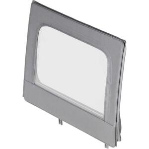 Half Door Clear Upper Black Diamond Left Side Rear