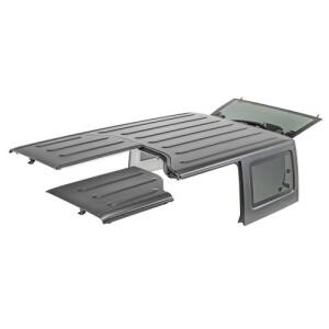3-Piece Freedom Top Black Clear Coat