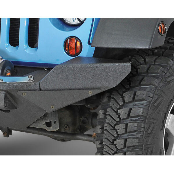 XRC M.O.D. Mid Width End Plates Textured Black 2007-2017 Jeep Wrangler JK and Unlimited