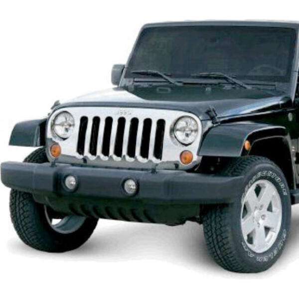 Chrome Grille Overlay for Jeep Wrangler JK 2007-2018