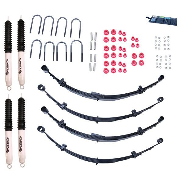 4-Inch Lift Kit With Shocks For 76-86 Jeep CJ5, CJ7 and, CJ8 Scrambler