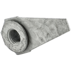 track bar hex flange locking nut and retainer