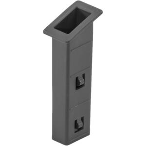 Black Half Steel Door Grommet with Angled Top for Jeep Wrangler JK 2007-2010
