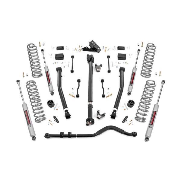 3.5in Suspension Lift Kit Stage 2 with Control Arms with N3 Shocks for Jeep Wrangler JL Unlimited 2018-2023 Sport/Sahara