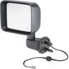 power and heated mirror in black