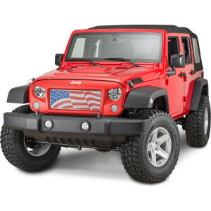 Spartan Flag Grille Mesh Insert for Jeep Wrangler JK 2007-2018