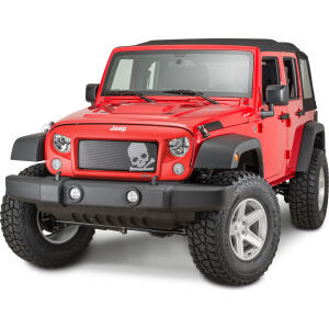 Spartan Skull Grille Mesh Insert for Jeep Wrangler JK 2007-2018