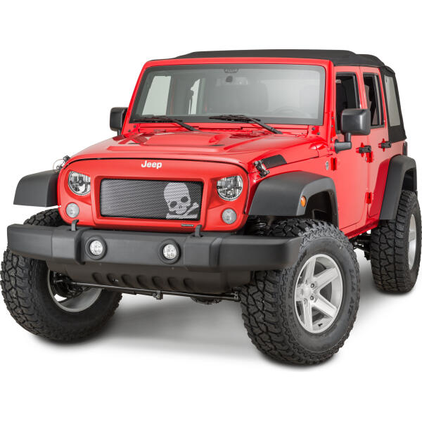 Spartan Skull Grille Mesh Insert for Jeep Wrangler JK 2007-2018