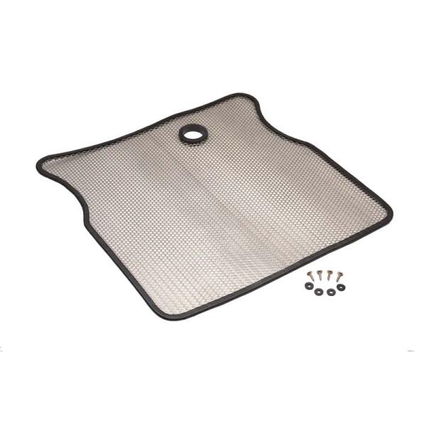 Stainless Steel Bug Shield in Polished Stainless Steel for 1955-1986 Jeep CJ