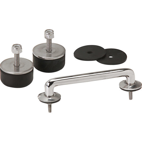 Stainless Steel Windshield Tie Down Kit for Jeep Wrangler TJ and JK 1997-2018