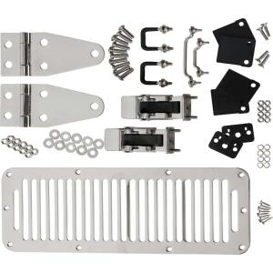Hood Kit with TJ Style Hood Catch for Jeep CJ and YJ 1978-1995