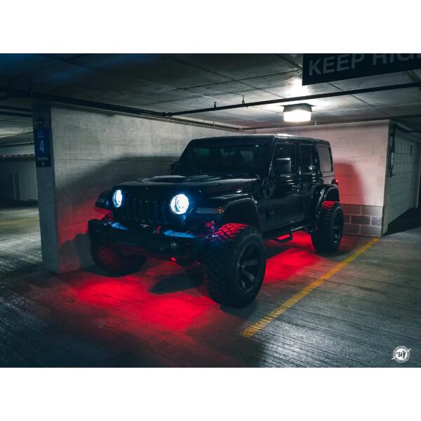Lighting ColorSHIFT Underbody Rock Light Kit Bluetooth 8 pieces - Image 3