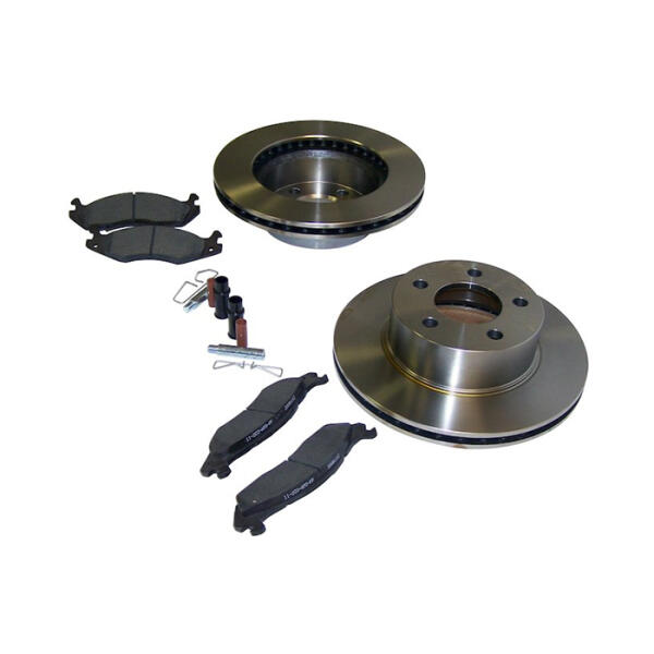 Front Disc Brake Service Kit for 87-89 Jeep Wrangler YJ and 84-89 Cherokee XJ and Comanche MJ with 4WD