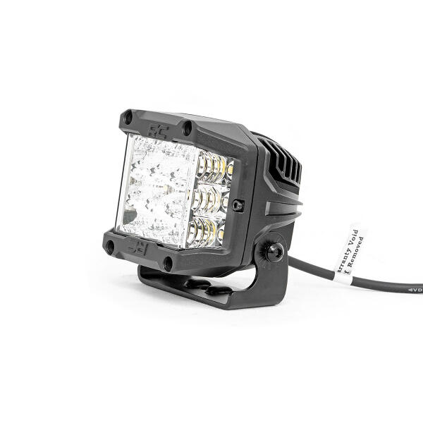 3" Wide Angle OSRAM LED Light Pair Chrome Series - Image 5