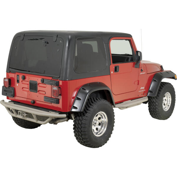 RRC Rear Bumper with 2" Receiver Hitch for Jeep Wrangler YJ and TJ 1987-2006 - Image 7