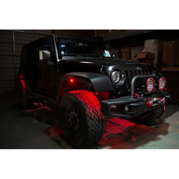 Lighting ColorSHIFT Underbody Rock Light Kit Bluetooth 8 pieces - Image 4