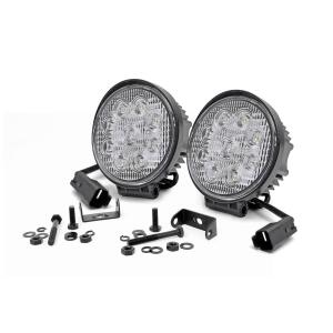 4" LED ROUND LIGHTS - PAIR