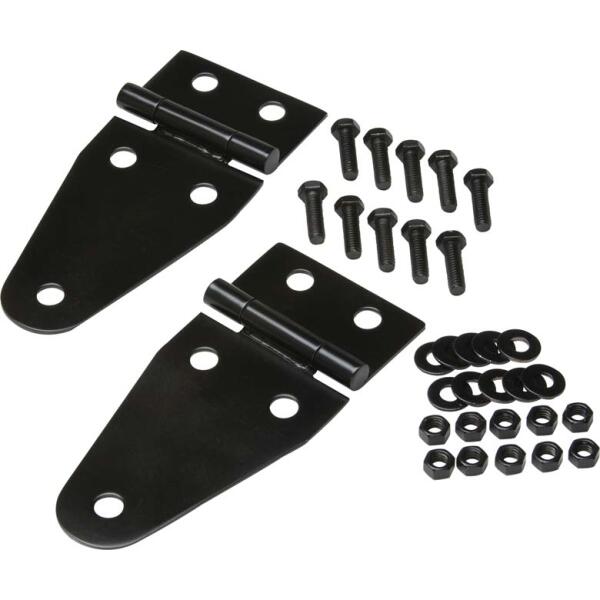 Stainless Steel Hood Hinge Set for Jeep CJ and YJ 1955-1995