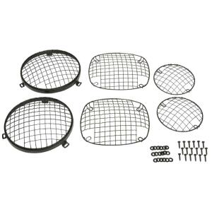 Stainless Steel Wire Mesh Stone Guard Set for 76-86 Jeep CJ-5, CJ-7 and CJ-8 Scrambler