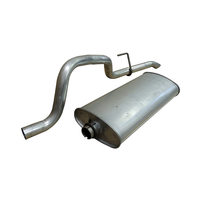replacement stainless steel muffler and tail pipe
