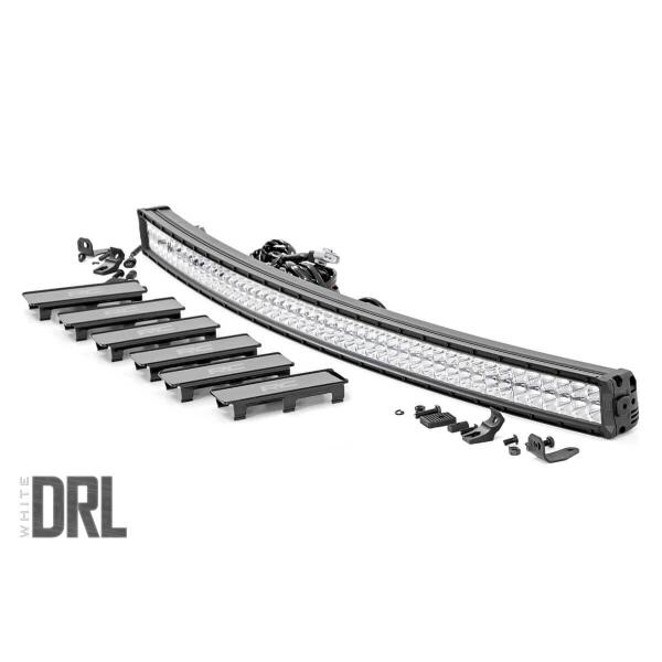 CHROME SERIES LED | 50 INCH LIGHT| CURVED DUAL ROW | WHITE DRL