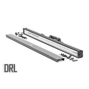 CHROME SERIES LED LIGHT | 50 INCH | DUAL ROW | WHITE DRL