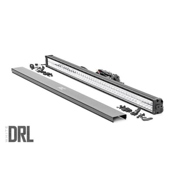 CHROME SERIES LED LIGHT | 50 INCH | DUAL ROW | WHITE DRL