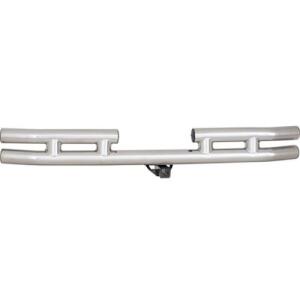REAR TUBULAR BUMPER W/ HITCH YJ/TJ 87-06 STAINLESS STEEL