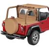 Bestop Strapless Style Bikini Top Combo Kit whit Windshiel Channel for Wrangler TJ (Spice)
