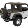 Bestop Safari Style Bikini Top Combo Kit for Wrangler TJ (Spice)