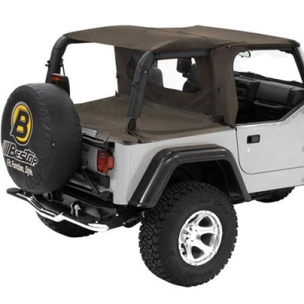 Bestop Safari Style Bikini Top Combo Kit for Wrangler TJ (Spice)