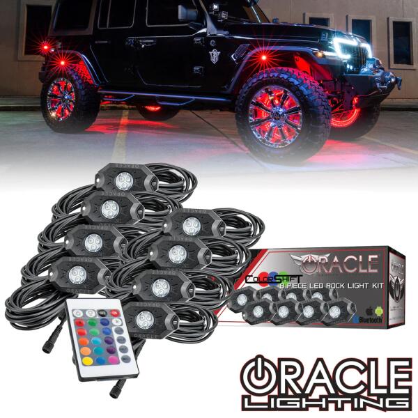 Lighting ColorSHIFT Underbody Rock Light Kit Bluetooth 8 pieces - Image 12