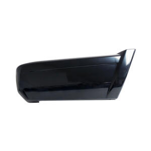 flat black rear bumper end cap