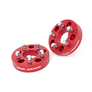 1.5 Inch Wheel Adapters 5x5 to 5x4.5 Red for Jeep Wrangler JK 2007-2018