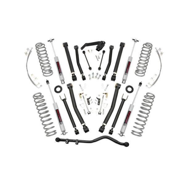 4in X-Series Suspension Lift Kit with N3 Shocks for Jeep Wrangler JK 2007-2018