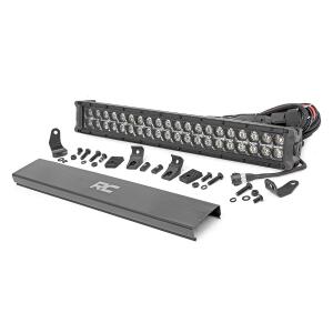 20" Black Series LED Light Dual Row White DRL