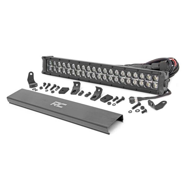 BLACK SERIES LED LIGHT | 20 INCH | DUAL ROW | AMBER DRL