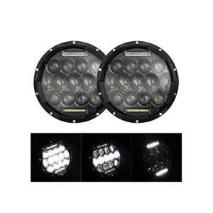 Jeep Headlights 7 Inch Round LED for 75-86 Jeep CJ