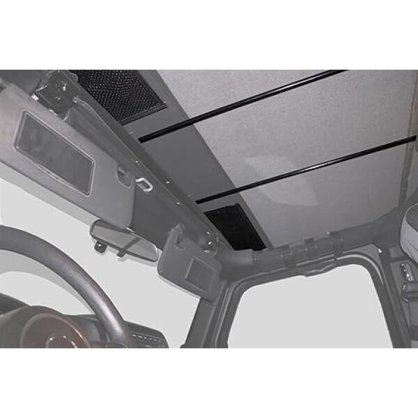 Sailcloth Trail Top Soft Top with Tinted Windows in Black Diamond for Jeep Wrangler TJ 2004-2006 Unlimited - Image 3