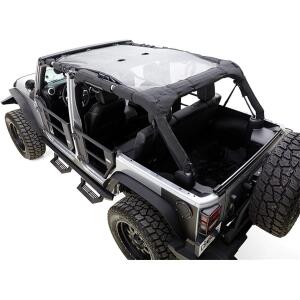 bikini top meshshade top for jeep wrangler jk 2007-2018
