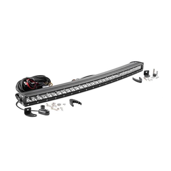 30" CHROME SERIES SINGLE ROW CURVED CREE LED LIGHT BAR