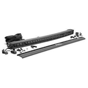 30" BLACK SERIES SINGLE ROW CURVED CREE LED LIGHT BAR