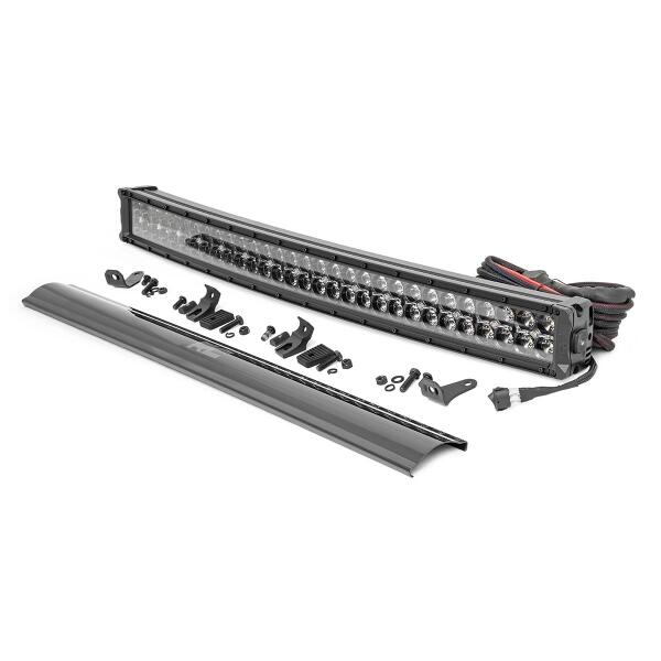 BLACK SERIES LED | 30 INCH LIGHT| CURVED DUAL ROW | AMBER DRL