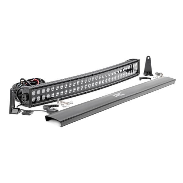 30" BLACK SERIES DUAL ROW CURVED CREE LED LIGHT BAR