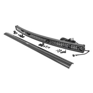 54-INCH CURVED CREE LED LIGHT BAR - (DUAL ROW | BLACK SERIES W/ COOL WHITE DRL))