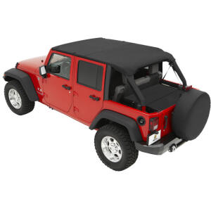 Header Safari Bikini Tops for 07-09 Jeep Wrangler Unlimited JK 4 Door