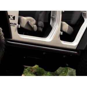 enhanced rock rails with tubular rub railin satin black